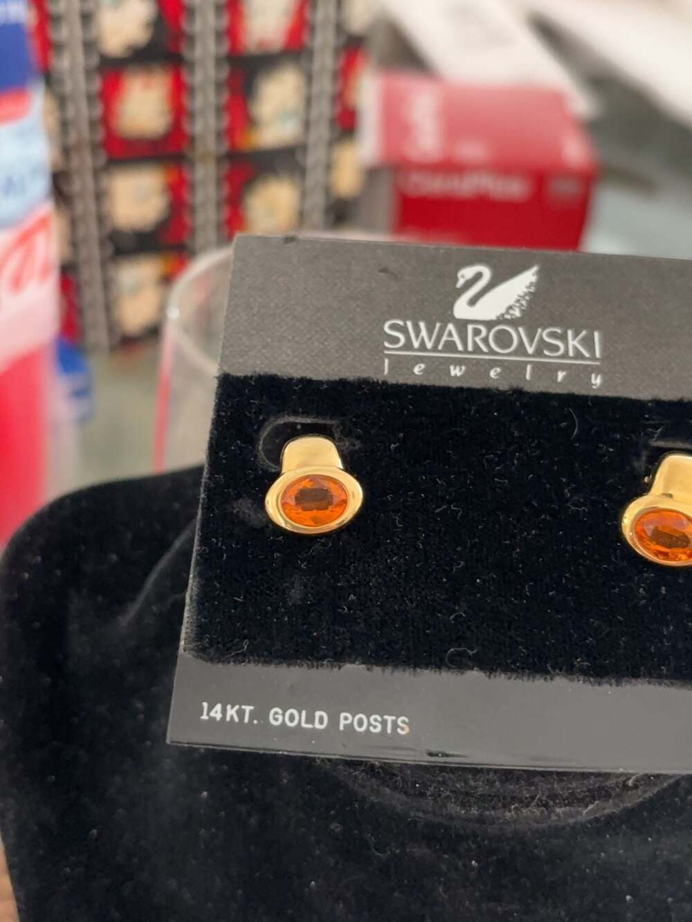 NIB Swarovski Crystal Lucky Goddess Stud Earrings 5461791 - Picture 5 of 8